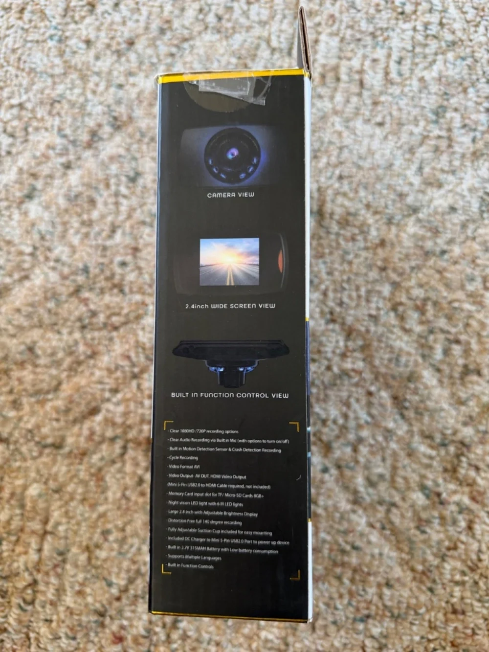 HD Ultra-Slim Dashboard Camera for your car